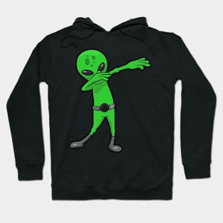 halloween dabbing alien Hoodie